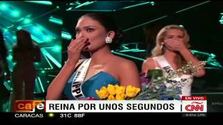 Reina por unos segundos la confusión en Miss Universo [upl. by Novy]