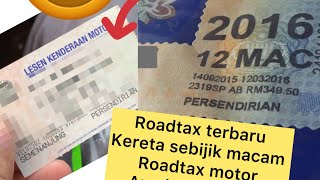 ROADTAX KECIL DAN COMEL APA KOMEN ANDA [upl. by Collete]