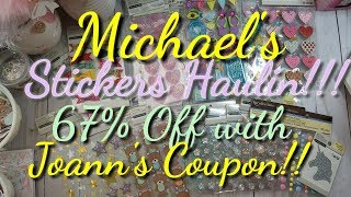 MICHAELS STICKERS 67 OFF with Competitors Coupon [upl. by Holden]