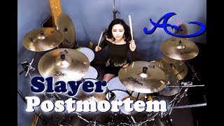 Slayer  Postmortem drum cover by Ami Kim 38 [upl. by Tani]