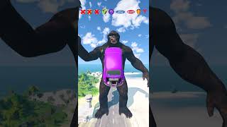 Cars VS King Kong 🚗  BeamNGdrive shorts [upl. by Aniham]