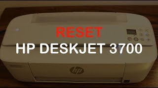 How to RESET hp deskjet 3700 series allinone printer review [upl. by Ael]