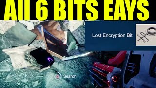 Destiny 2 ALL LOST quotencryption bitquot locations Guide where to find [upl. by Florina996]