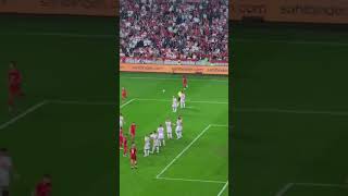 Hakan ÇALHANOĞLU Free kick [upl. by Assenad]