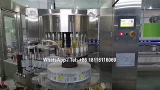 Automatic Hot Melt Adhesive Labeling Machine  PE Film Wrapping Packaging Machine [upl. by Pravit633]