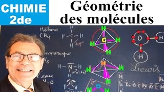 Géométrie moléculaire selon Gillespie  Chimie 2de [upl. by Dhruv]