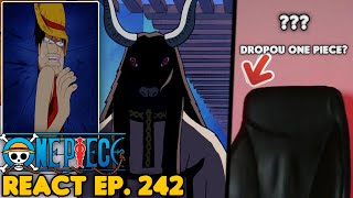 DROPEI ONE PIECE O QUE FOI ISSO KKKKKKK React One Piece EP 242 [upl. by Calle]