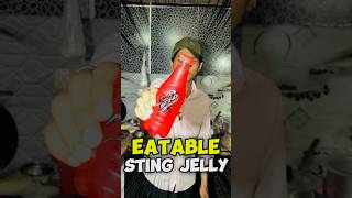 Eatable sting jelly😲 home made food minivlog shorts sting jelly [upl. by Ardnosak]