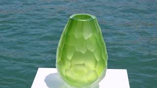 Cratos Battuto vase  Original Murano Glass OMG [upl. by Elwina]