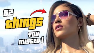 GTA 6  52 THINGS YOU MISSED IN THE TRAILER Trailer Breakdown [upl. by Nylecaj]