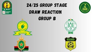 CAF CHAMPIONS LEAGUE GROUP STAGES DRAW  Mamelodi Sundowns  Raja Club  AS FAR  AS Maniema [upl. by Harneen879]