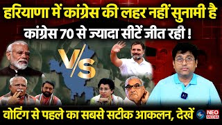 Haryana Election 2024  Haryana के महासर्वे में BJP का सूपड़ा साफ देखें  Congress [upl. by Duhl307]