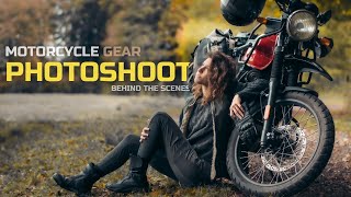 My First Motorcycle Gear Photoshoot  Behind the Scenes [upl. by Christalle694]