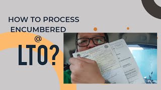 3 Easy Step to Process ENCUMBERED at LTO A must know [upl. by Gilus]