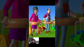 Scary Teacher 3D vs Squid Game The Challenge of Skillful Waving Around the Hips 5 Times shortsvideo [upl. by Aliuqahs]