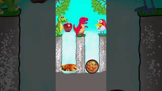 Red Dinosaur cartoon funny kids youtubeshorts [upl. by Ahsia]