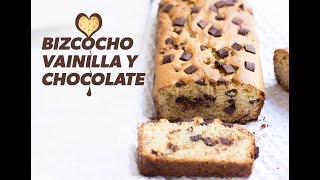 Bizcocho esponjoso de vainilla y chocolate MUY FACIL [upl. by Ardehs]