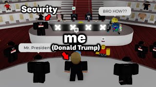 I played as Donald Trump with REAL Security Guards💀 [upl. by Cirilla]