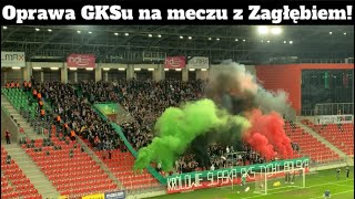 „Królowie Śląska” oprawa GKSu Tychy na meczu z Zagłębiem GKS Tychy vs Zagłębie Sosnowiec 27042024 [upl. by Eeleimaj]