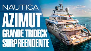 Azimut Trideck o maior iate construído pela Azimut Yachts  BARCOS INCRÍVEIS [upl. by Clemente]