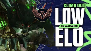 Best way to climb OUT OF LOW ELO as Warwick Tips amp Tricks [upl. by Leese348]