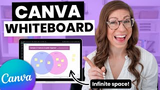 How to Use Canva Whiteboard  Tutorial for Teachers [upl. by Amabelle]