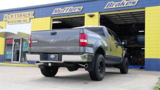 2004 Ford F150 Exhaust True Duals No Muffler [upl. by Reiko]