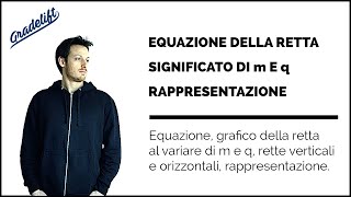 Equazione della Retta e Piano Cartesiano [upl. by Assed]