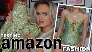 TESTING AMAZON FASHION  TRY ON HAUL ad [upl. by Cirala]