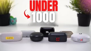 top wireless earbuds under 1000 in 2024  best tws under 1000 [upl. by Ytiak]