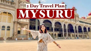 Places to Visit in Mysore in 2 Days  things to do food budget hostel stay amp more [upl. by Anoed]