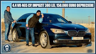 Cum să fentezi IMPOZITUL 44 V8 BITURBO 465 CP 380 LEI impozit BMW AcitveHybrid7 DCLeulescu [upl. by Latrena]