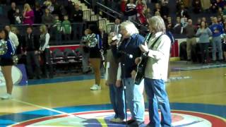 Lou Gramm Foreigner sings National Anthemmp4 [upl. by Assek33]