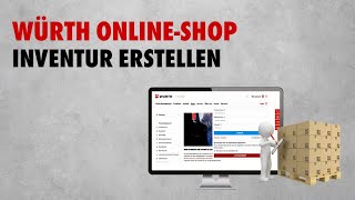 OnlineShop der Würth Industrie Service Inventur erstellen [upl. by Eigriv]