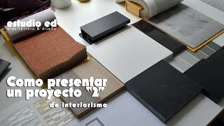 Como presentar un proyecto de interiorismo 2 [upl. by Cain228]