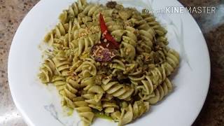 Pesto Pasta with Dried fishtuyo [upl. by Kirad]