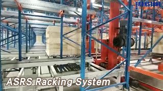 Crane ASRS Racking System Steel Smart High Efficiency With Computer [upl. by Tuck]