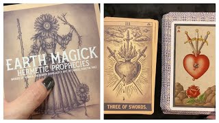 Earth Magick Tarot unboxing amp flip through plus oracle pairings [upl. by Marvin]