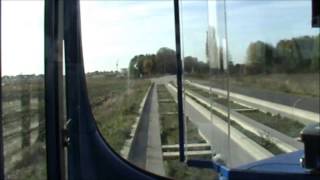 Cambridgeshire Busway  Cambridge Station to Addenbrookes Hospital [upl. by Roseann186]