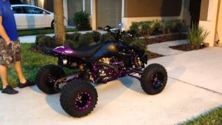 Completely custom MX YFZ450 Purple and Black Tons of big br [upl. by Butcher]