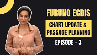 Passage planning on ECDIS  Updating ENC Chart  Furuno Ecdis tutorial  Furuno ECDIS operation [upl. by Motch]