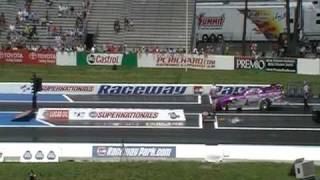 Eric Lourie Top Alcohol Funny Car at 2010 Supernationals EnglishtownNJ [upl. by Feune]