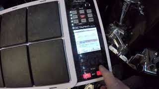 SPD30 Roland OCTAPAD  Setting Up An External Pad  JOEDRUMS2112 [upl. by Skip]