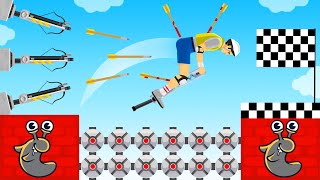 Playing SLOGO Maps in HAPPY WHEELS [upl. by Ibson]