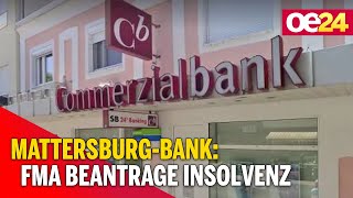 MattersburgBank FMA beantrage Insolvenz [upl. by Shirk]