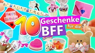 10 süße DIY Geschenke für die BFF  Geschenkideen für die beste Freundin  schnell und einfach DIY [upl. by Taber]