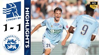 Sønderjuyske  Lyngby BK 11 Highlights  3F SuperLiga 2024  Sønderjyske vs Lyngby Højdepunkter Mål [upl. by Moulden356]