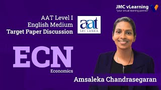 ECN Model Paper Discussion  Amsaleka Chandrasegaran  AAT Level 1  English Medium  JMC vLearning [upl. by Macfarlane]