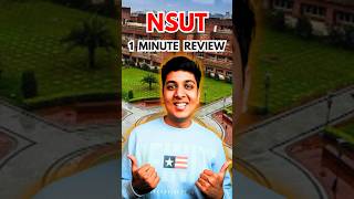 NSUT 1Minute Review🔥 jee nsut jacdelhi [upl. by Goldfinch617]