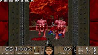 Doom Nostalgia Zero 2024 E3M1 quotBaptized In Bloodquot UV Speed Pacifist Speedrun 145 [upl. by Agbogla]